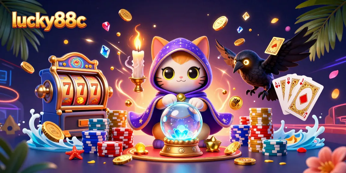 Spin the reels and win big with lucky88c's enchanting casino adventure featuring mystical elements.