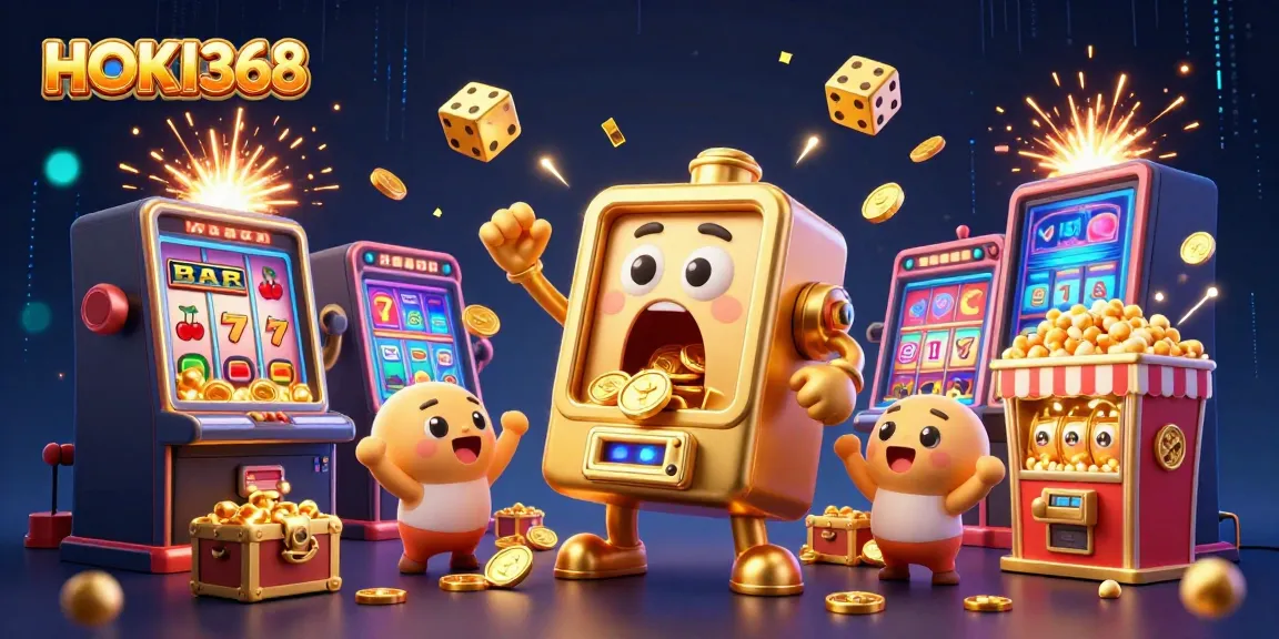 Spinning the jackpot with HOKI368's lively slot machines and festive elements.