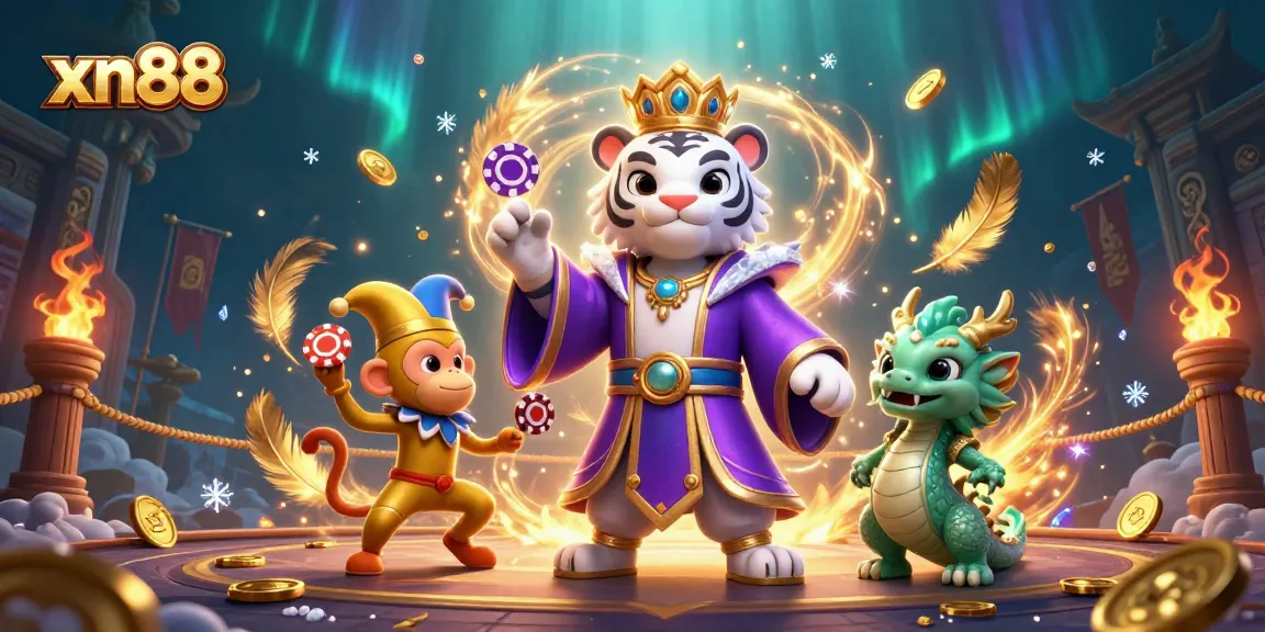 Experience thrilling gameplay at xn88 with our colorful 3D casino adventure featuring unique characters.