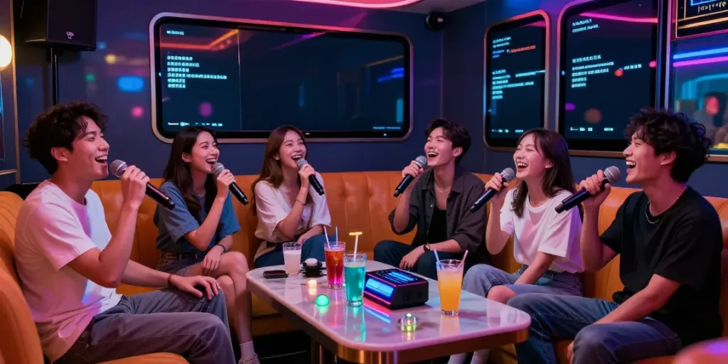 강남 달토에서 친구들과 즐거운 시간을 보내는 모습