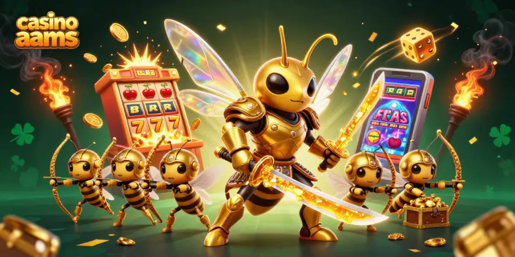 Gioca nei casinò non AAMS con slot machine e personaggi a tema, vincite e premi.