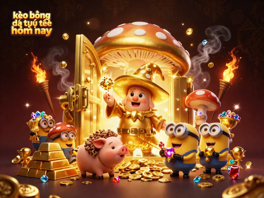 Đặt cược với kèo bóng đá trực tuyến hôm nay, khám phá kho báu vàng và đá quý trong thế giới game.