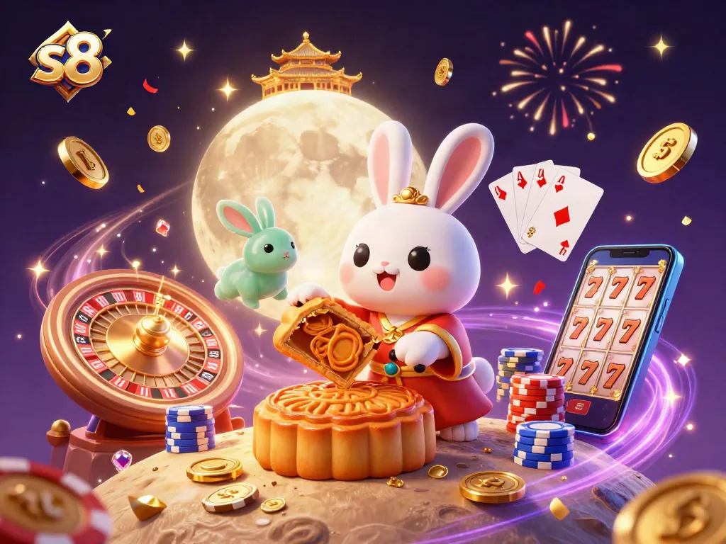 S8 game enthusiasts explore dynamic casino features with 3D illustrations showcasing vibrant animation and immersive experience.
