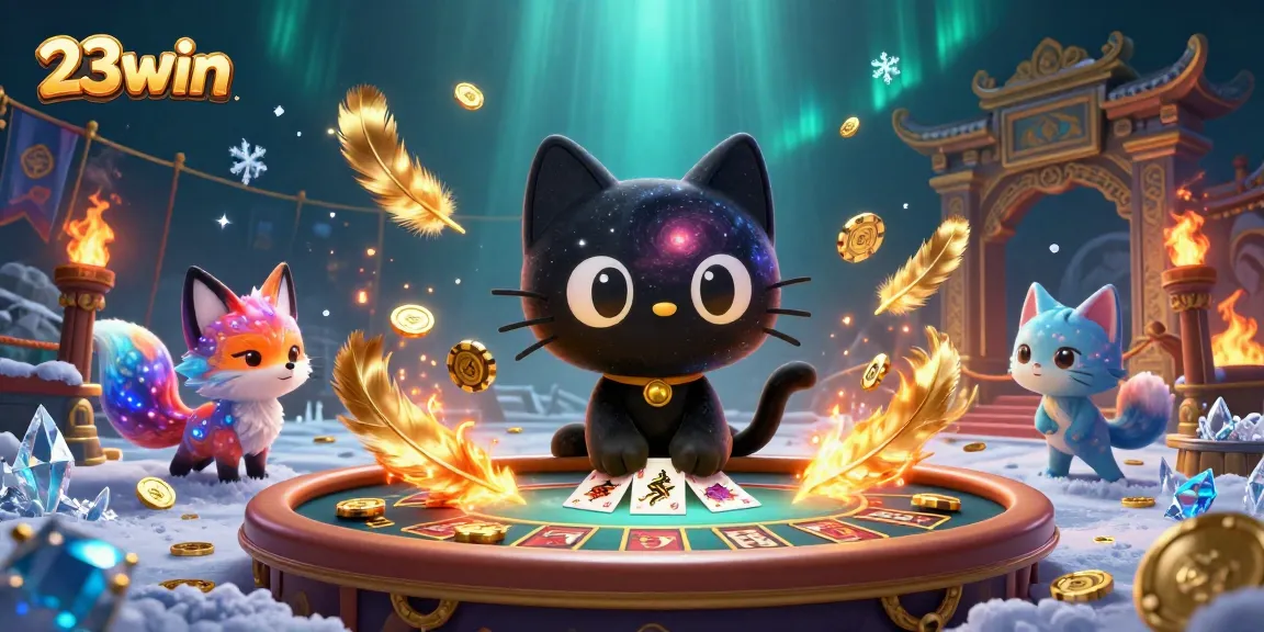 Experience exciting gaming action at 23win with vibrant cosmic casino energy and immersive elements.