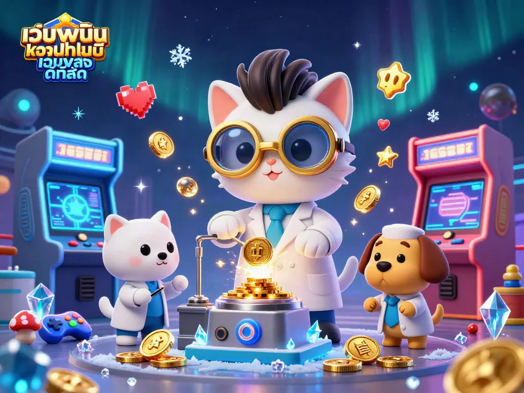 สนุกกับการเล่น เว็บพนันออนไลน์ เว็บตรง ดีที่สุด พร้อมการสร้างโกลด์คอยน์ในภาพ 3D