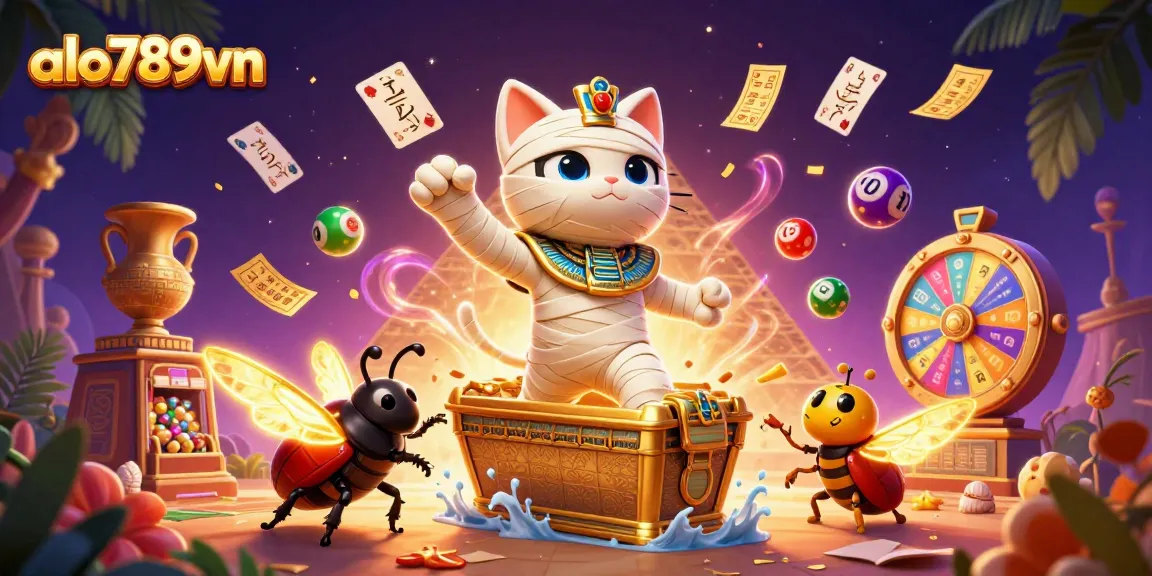 Engage with alo789vn’s thrilling gaming experience featuring a dynamic 3D casino scene.