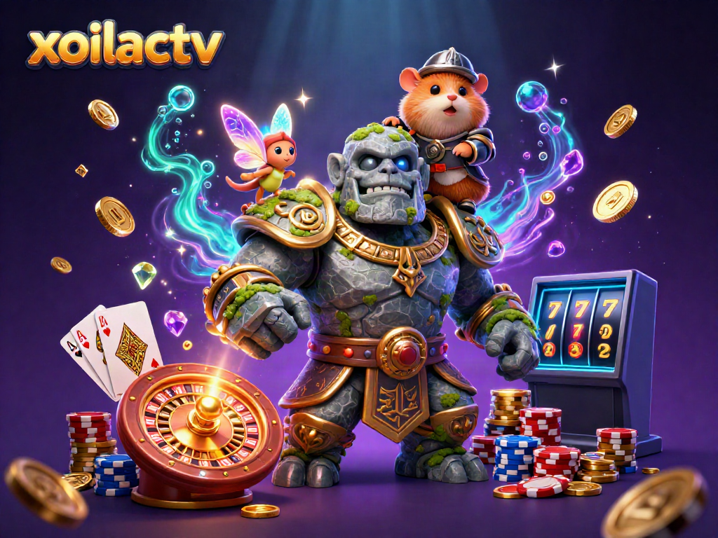 Experience the thrill of gaming with xoilactv featuring magical characters and dynamic casino elements.