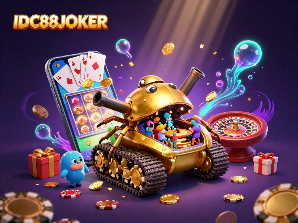 Experience winning moments at IDC88JOKER with colorful slot games and dynamic casino elements.