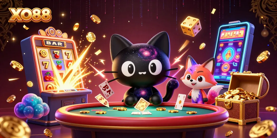 Experience XO88's thrilling cosmic casino with dynamic characters and exploding jackpots!