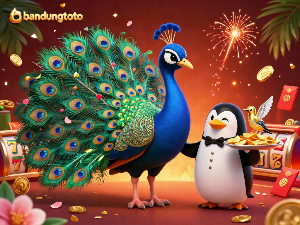 Experience bandungtoto with a vibrant 3D casino scene featuring rich elements for excitement.