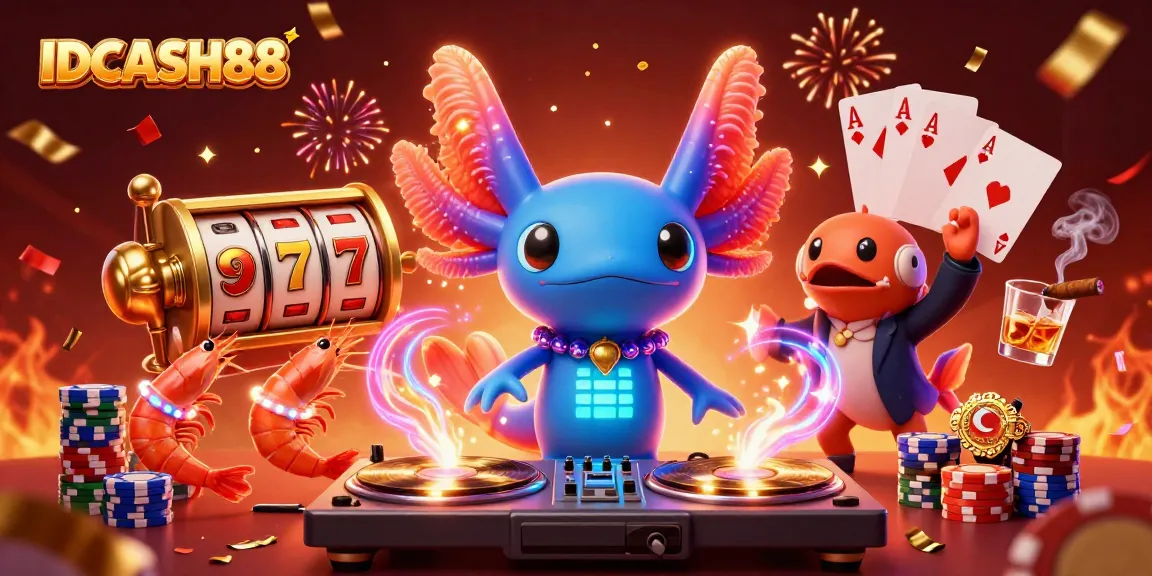 Experience thrilling gameplay at IDCASH88 with vibrant casino elements and characters.