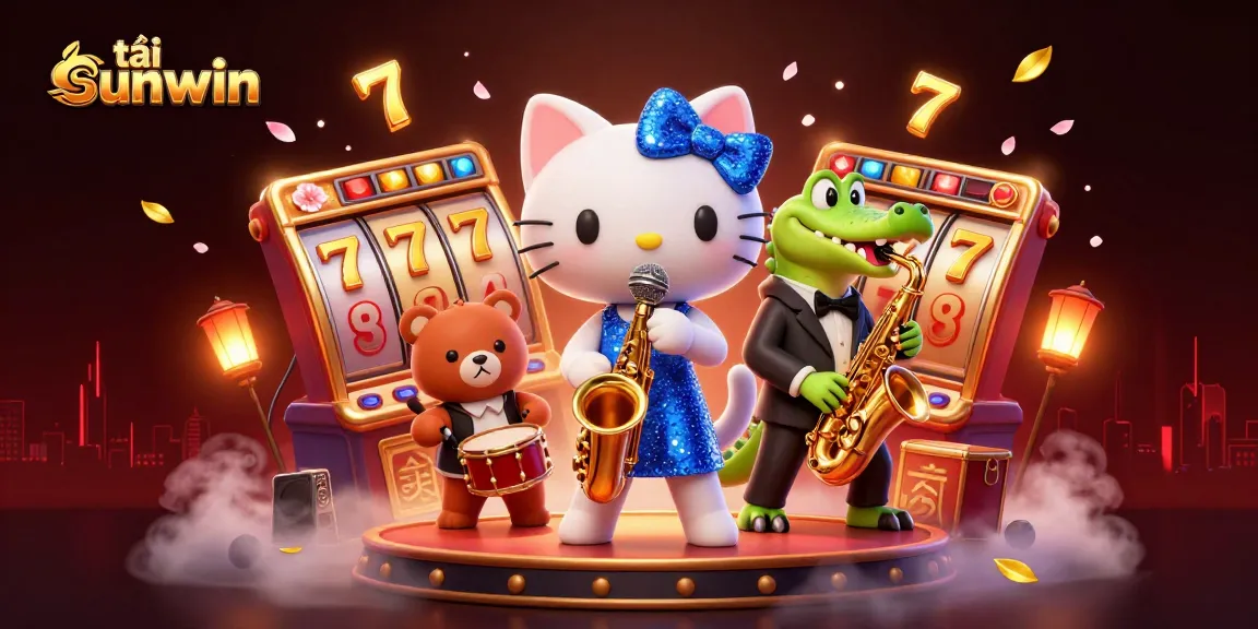 Join the fun and tải sunwin to enjoy thrilling slot games with lively characters!