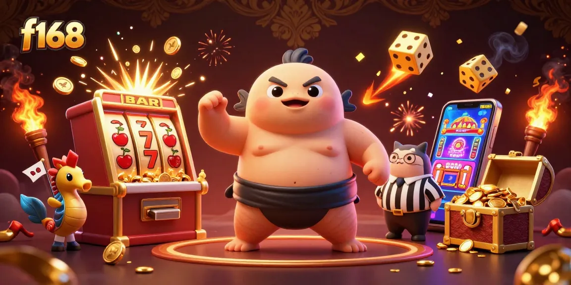 Experience thrilling gaming at f168 with a colorful underwater casino scene full of excitement.