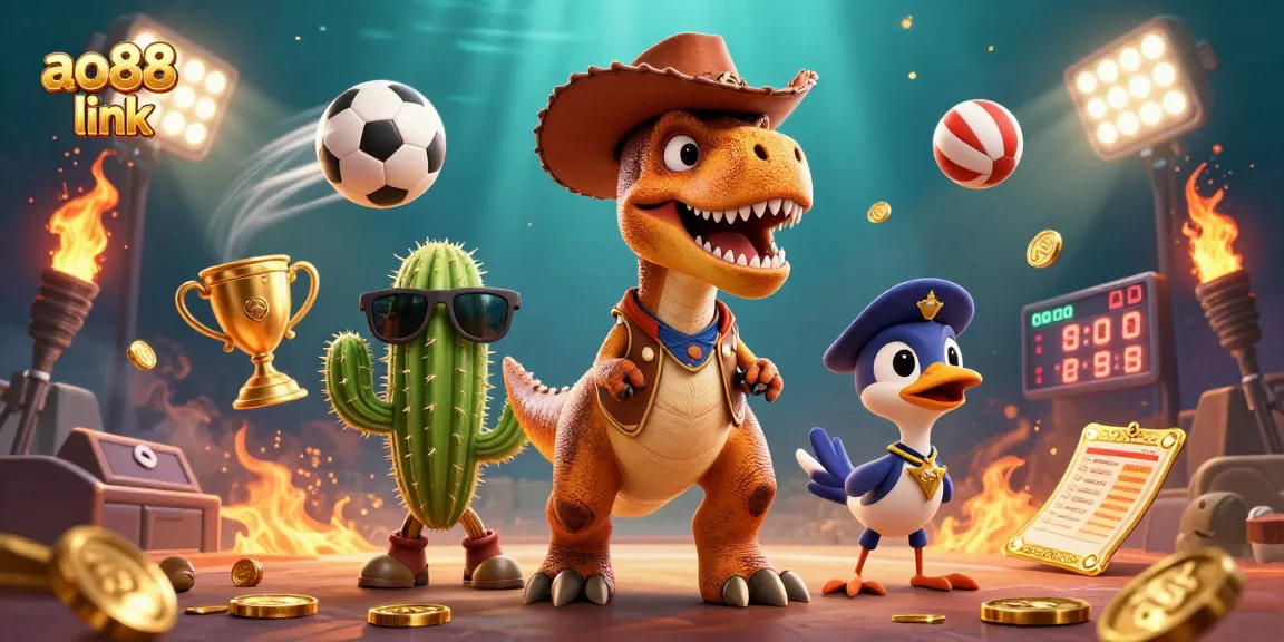 Bet on your favorite games at ao88 link while enjoying thrilling 3D cartoon action.