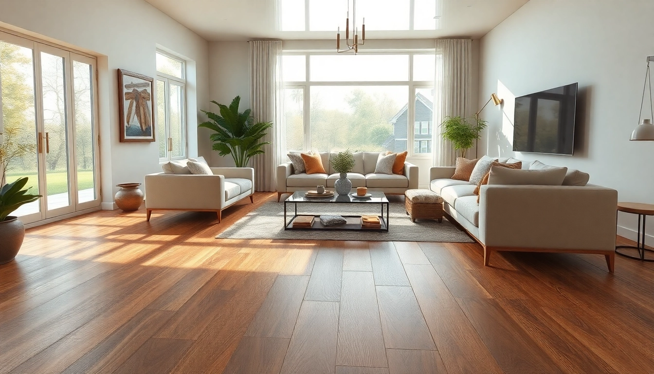 Stylish living room with best lvp flooring highlighting its elegant texture and design.