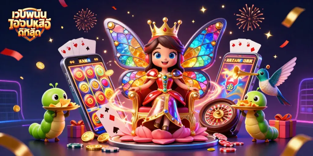 สนุกกับการเล่นพนันออนไลน์ที่ถูกกฎหมาย เว็บพนันออนไลน์ เว็บตรง ดีที่สุด ในภาพ 3D ที่สมจริง