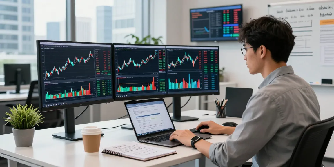 Dynamic workspace featuring real-time German stock historical Kline API analysis with charts and trading strategy notes.