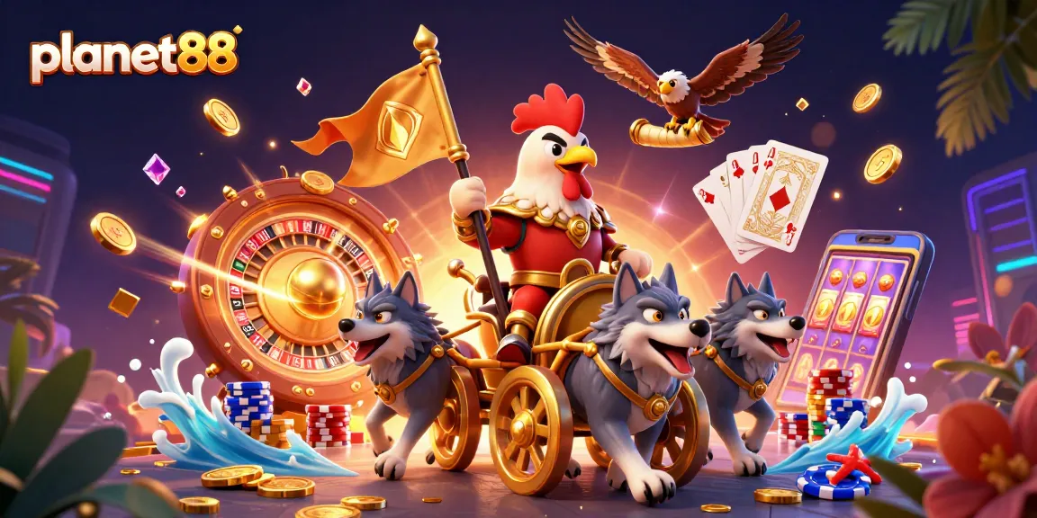 Experience thrilling gameplay at planet88 with vibrant casino elements and stunning graphics.