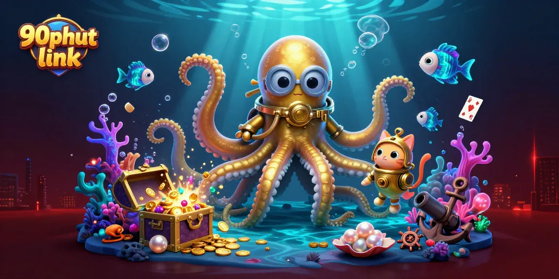 Experience seamless gameplay on 90phut link with vibrant characters, rich treasure details, and captivating visuals.