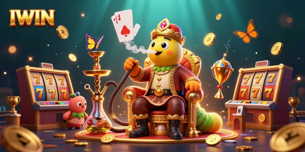 IWIN players engage with dynamic slot machines and a vibrant gaming atmosphere.