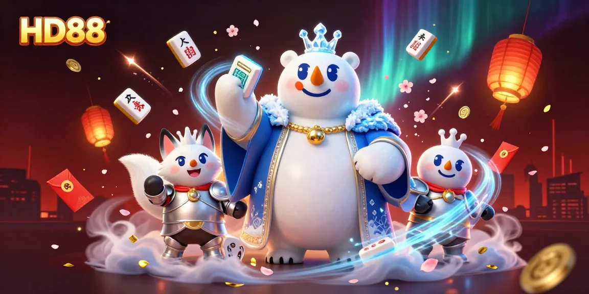 Experience thrilling gameplay at HD88 with captivating 3D casino art showcasing vibrant elements and characters.