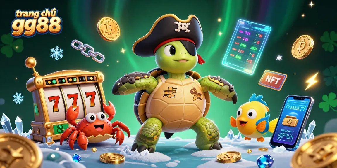 Experience thrilling gaming at trang chủ gg88 with vibrant slot reels, treasure, and lively sea creatures.