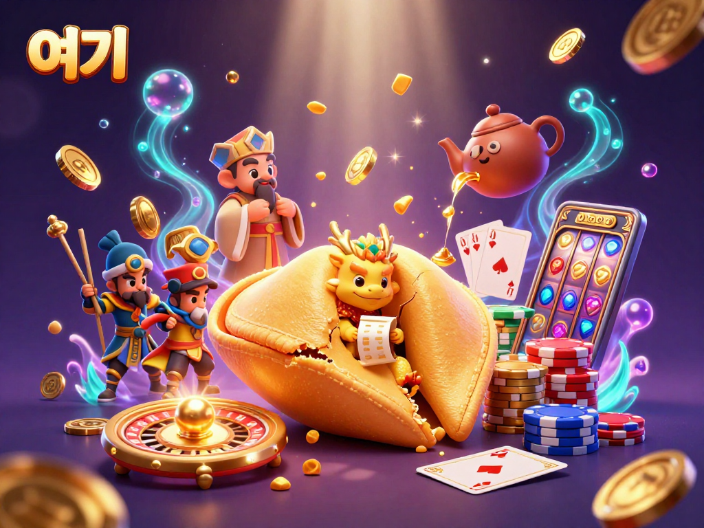 Experience here exciting gambling thrills with the golden fortune cookie and dynamic casino elements.