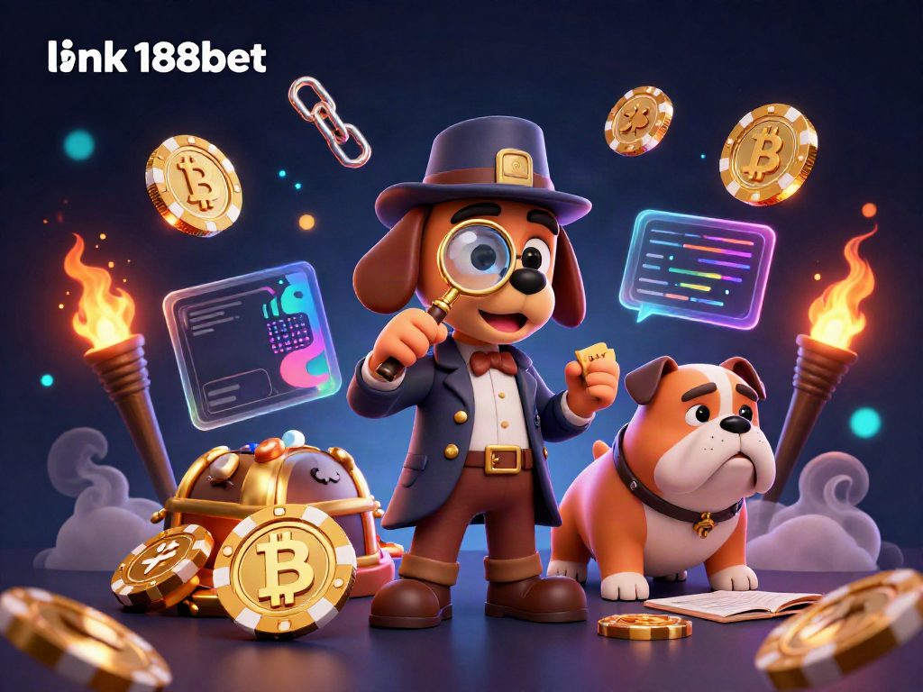 Engage with the link 188bet as a detective discovers clues in a dynamic 3D casino scene.