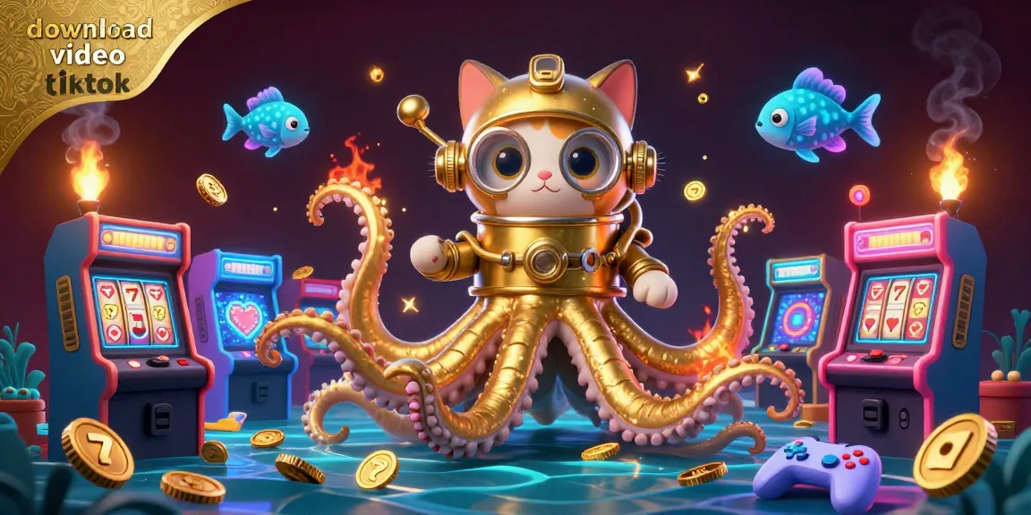 Experience the thrill to download video tiktok with a vibrant, ultra-detailed gaming scene.