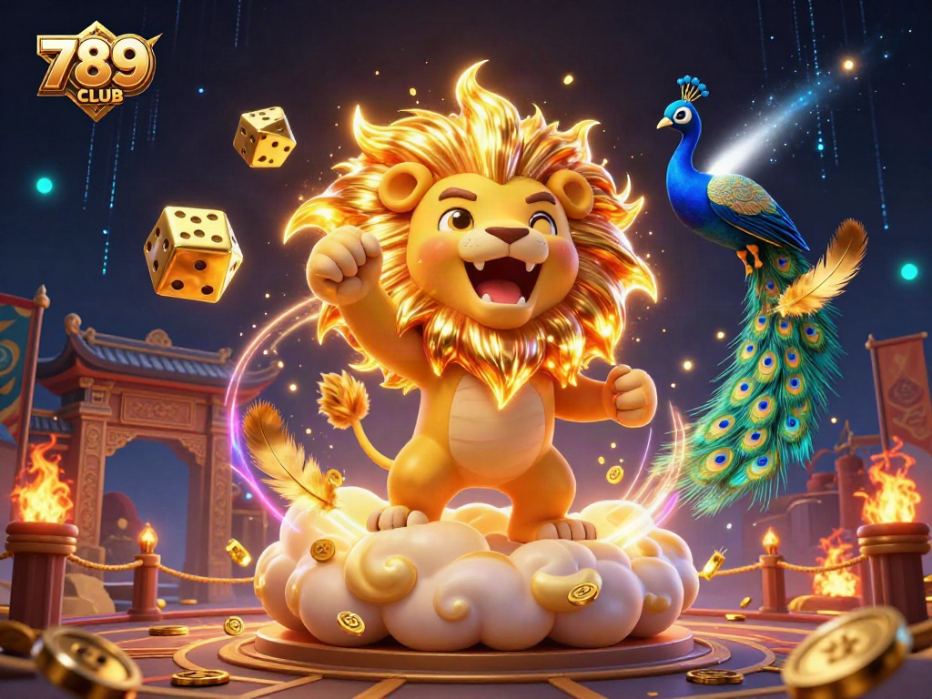 Experience thrilling games at 789CLUB with an engaging cosmic casino scene showcasing gold and adventures.