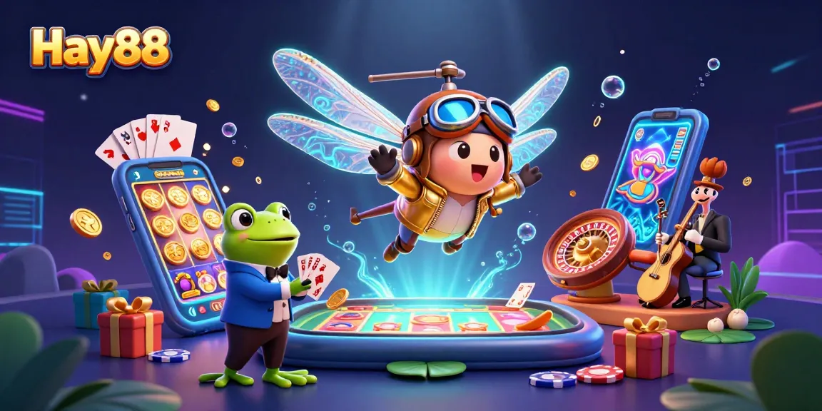 Experience thrilling gameplay at Hay88 with vibrant casino elements and engaging characters.