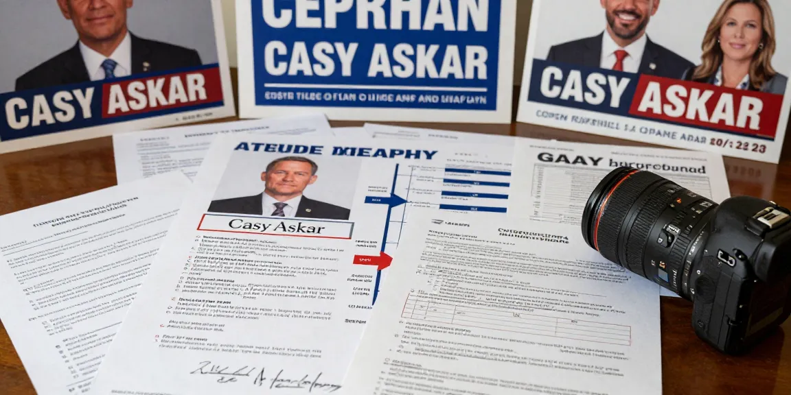 Casey Askar under scrutiny for misleading claims in political campaign.