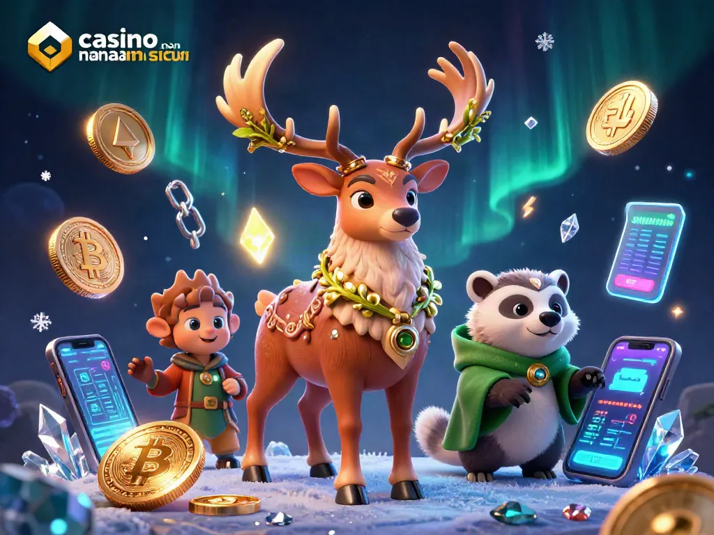 Gioca nei casino non AAMS sicuri con l'illustrazione del druid stag e rune incantate in un'atmosfera magica.