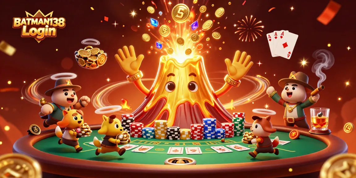 Engage with BATMAN138 Login through thrilling poker action and rewards in this dynamic scene.