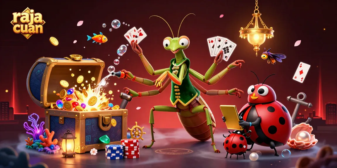 Experience raja cuan with vibrant 3D characters amidst sparkling casino treasures and dynamic gameplay.