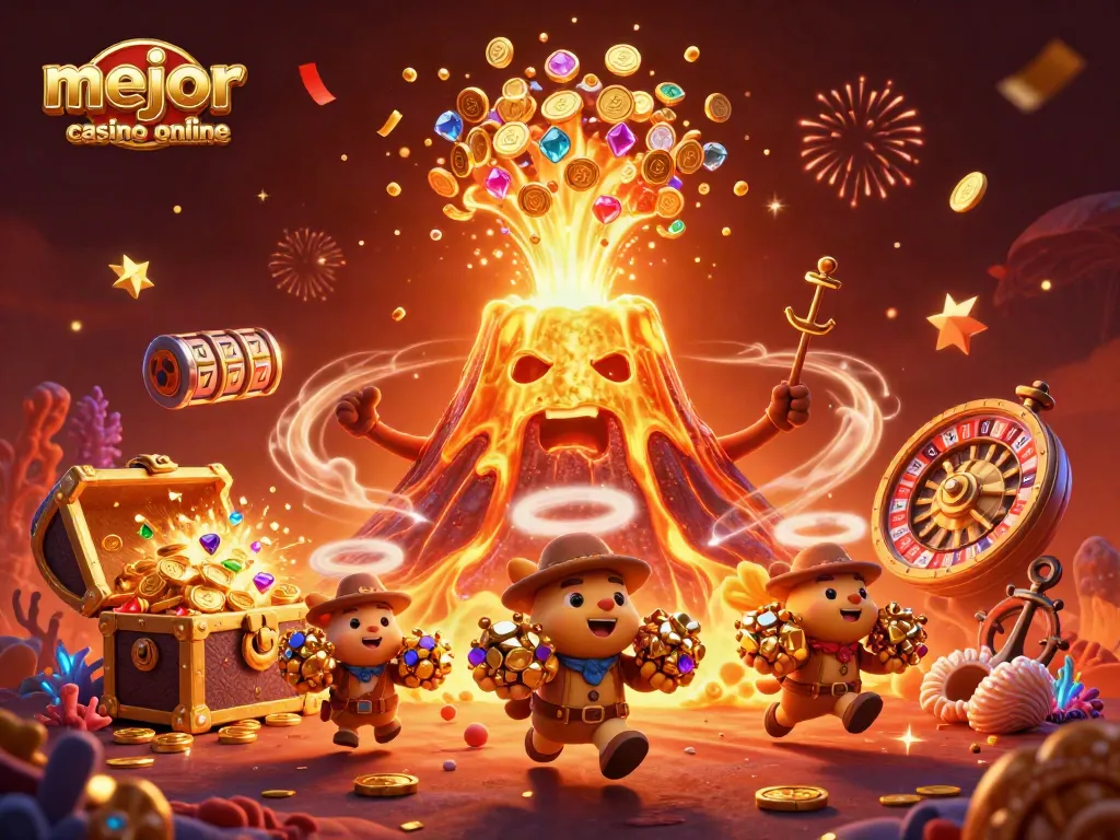 Gana en el mejor casino online mientras disfrutas de un volcán de tesoros y recompensas brillantes.