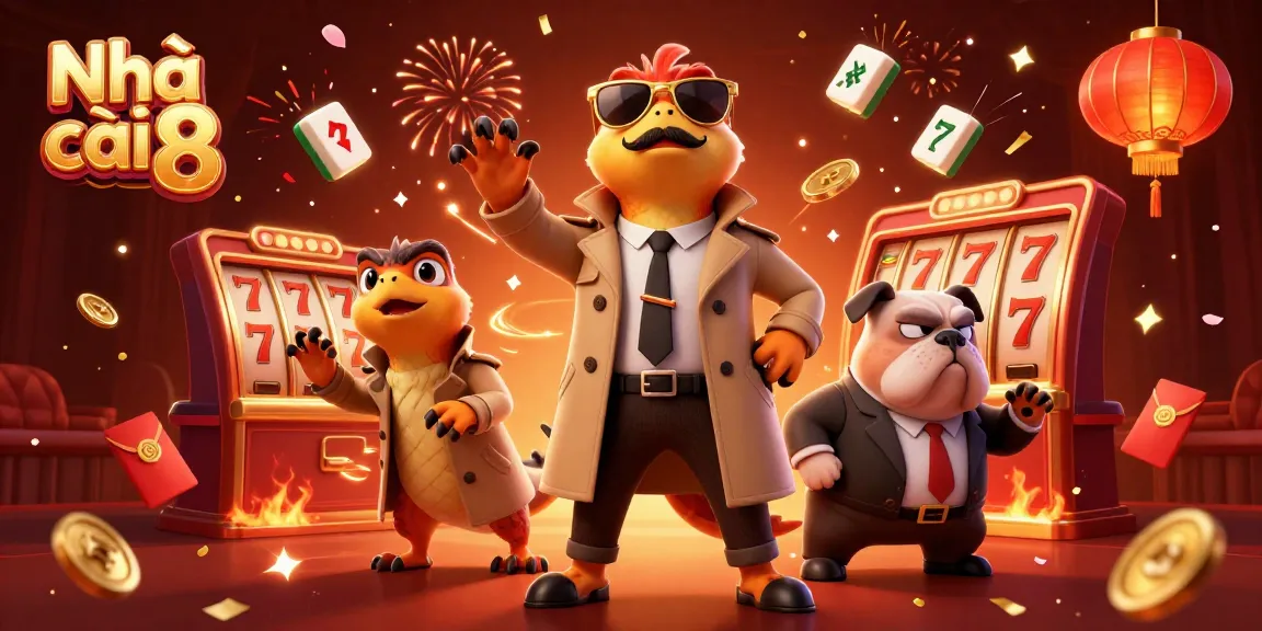 Engage with Nhà cái s8's thrilling environment featuring raptors in disguise entering a VIP casino.
