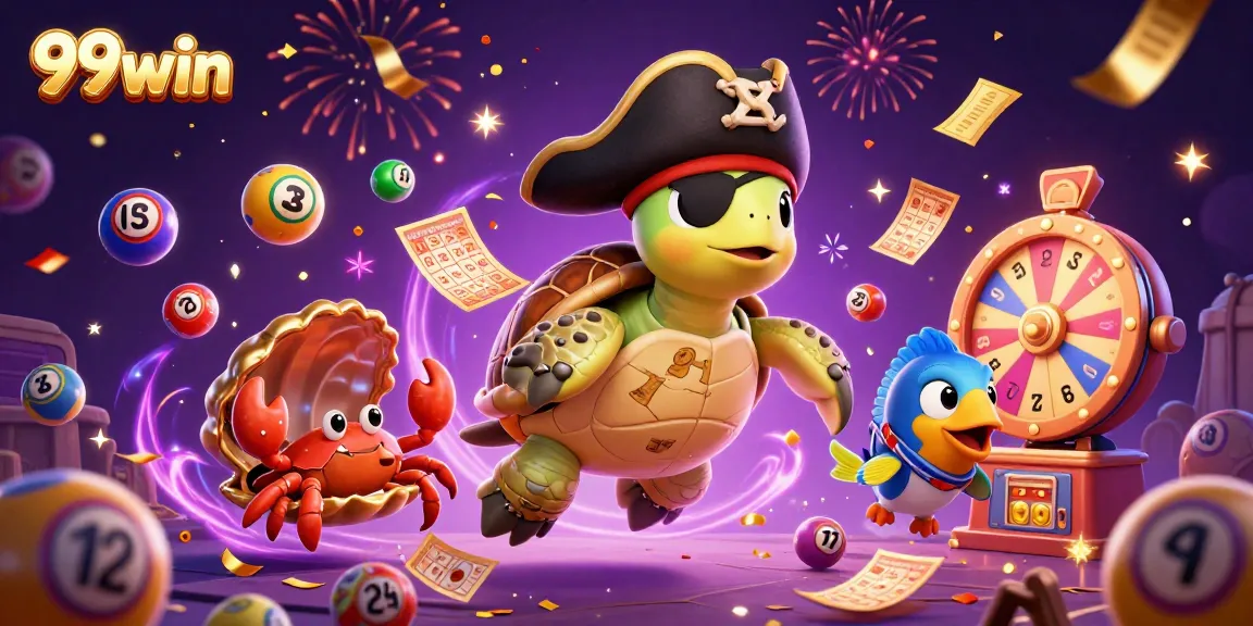 Experience the excitement of winning big with 99win's vibrant visual immersion of casino treasures.