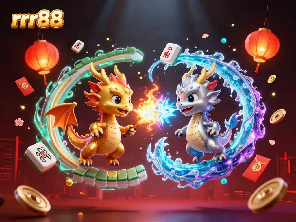 Engage with the vibrant energy of rrr88, featuring spectacular dragons and festive gaming elements.