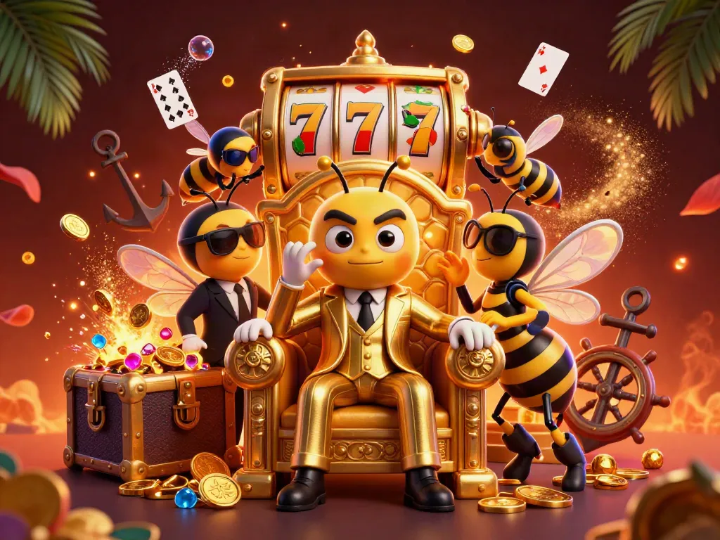 Gioca nei casino non AAMS sicuri, con simboli come jackpot e roulette in un'illustrazione 3D accattivante.