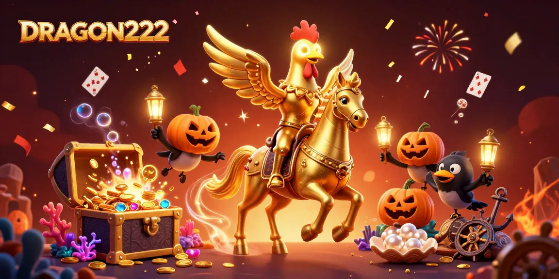 Engage with DRAGON222 to uncover thrilling casino experiences in a vibrant fantasy scene.