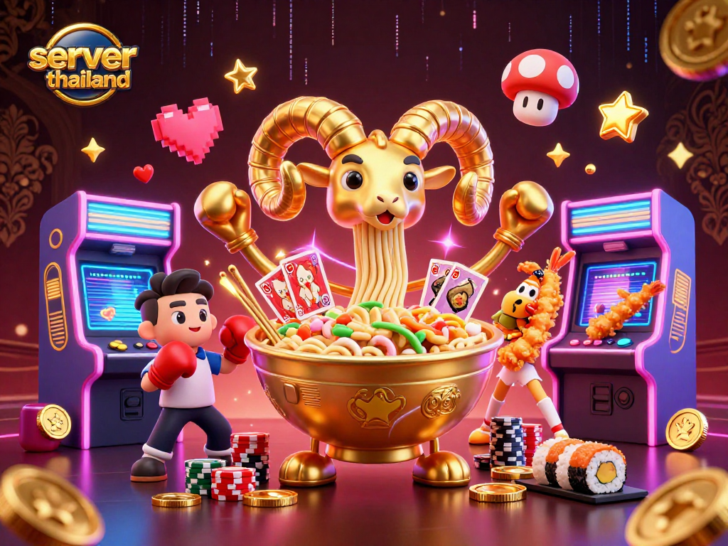 Engage with server thailand's vibrant gaming world featuring iconic casino characters.