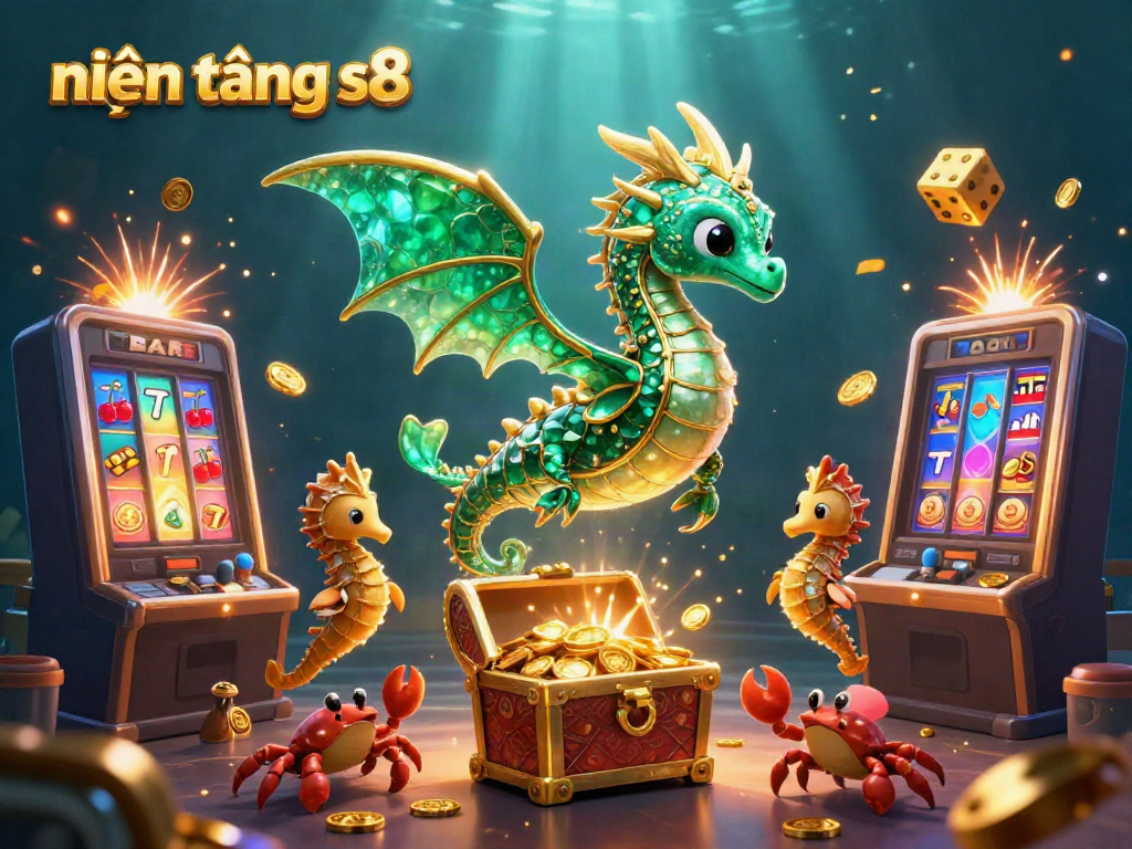 Experience the thrilling world of nền tảng s8 with vibrant underwater casino elements and adventure.
