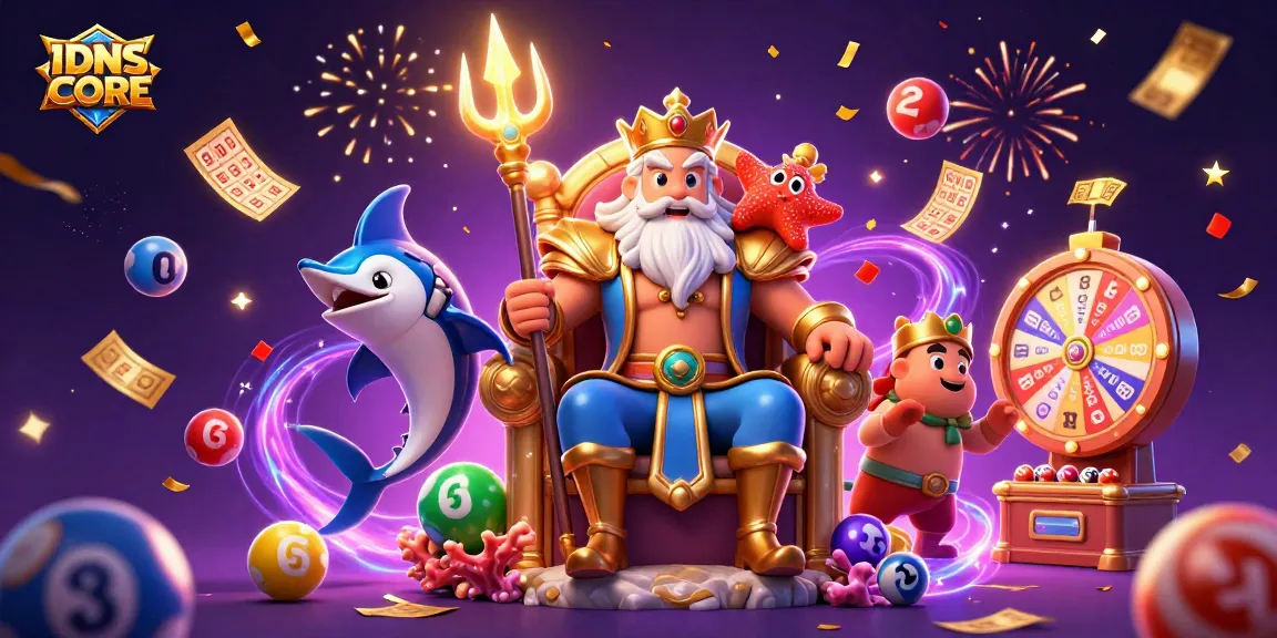 Experience the thrill of winning at IDNSCORE with vibrant lottery and casino elements.