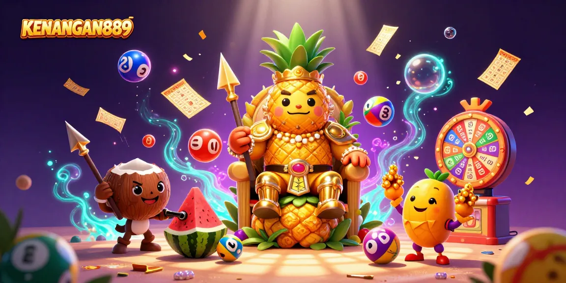 Engaging scene with KENANGAN889 showcasing vibrant lottery elements at a beach casino.
