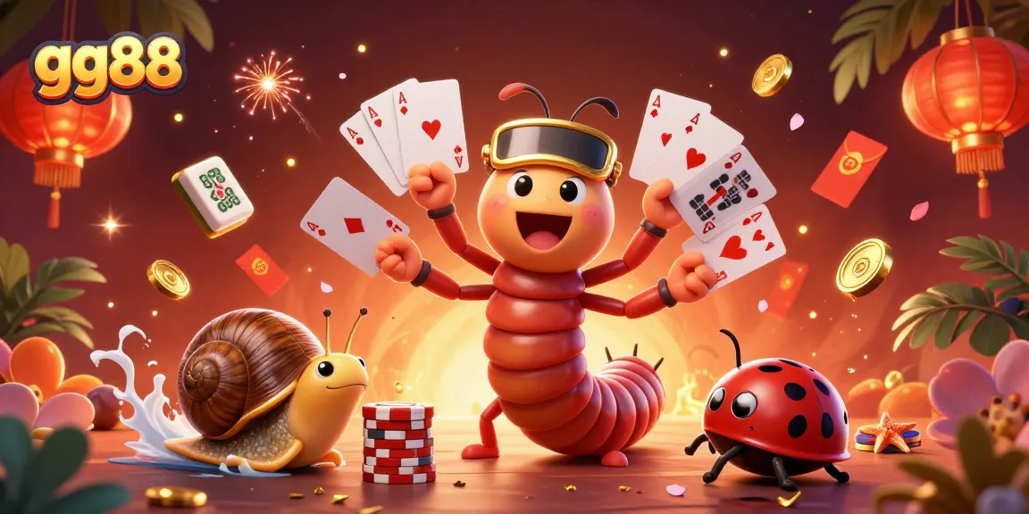 Experience thrilling action at gg88 with lively dealer characters and festive gambling elements.