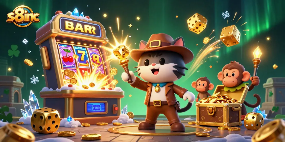 Experience the excitement of s8inc at a golden casino artifact scene with dynamic gaming elements.