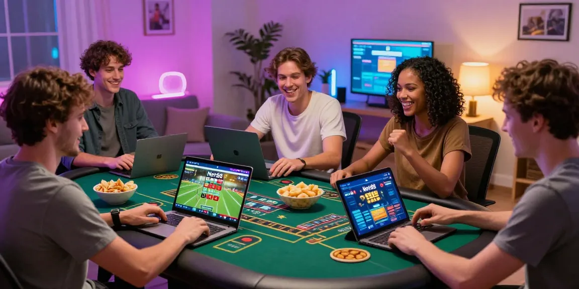 Players enjoying various games on the Net88 platform in a cozy setting.