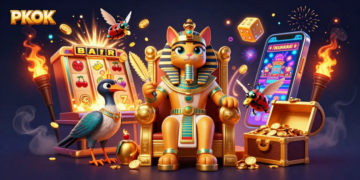 Spin slots and win big with PKOK's vibrant gaming scene filled with treasures.
