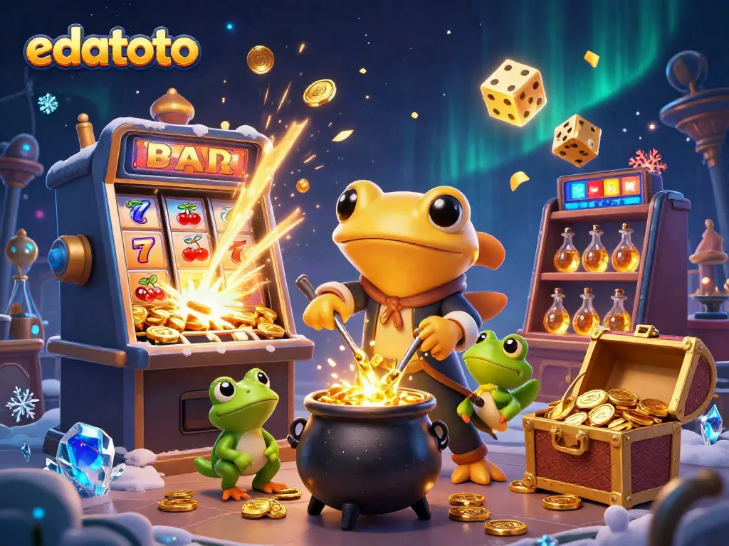Enjoy thrilling gameplay with edatoto, where a golden salamander alchemist transforms base metals into golden treasures amidst an explosive casino scene.